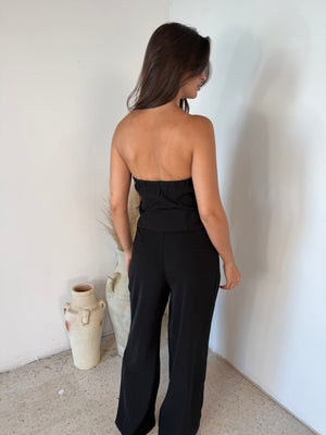 Black Tube Button Set