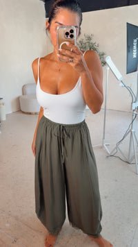 Drawstring Lace Pants