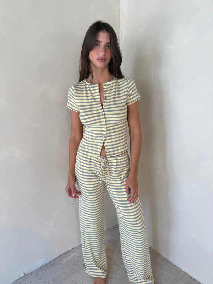 Yellow Grey Lounge Set