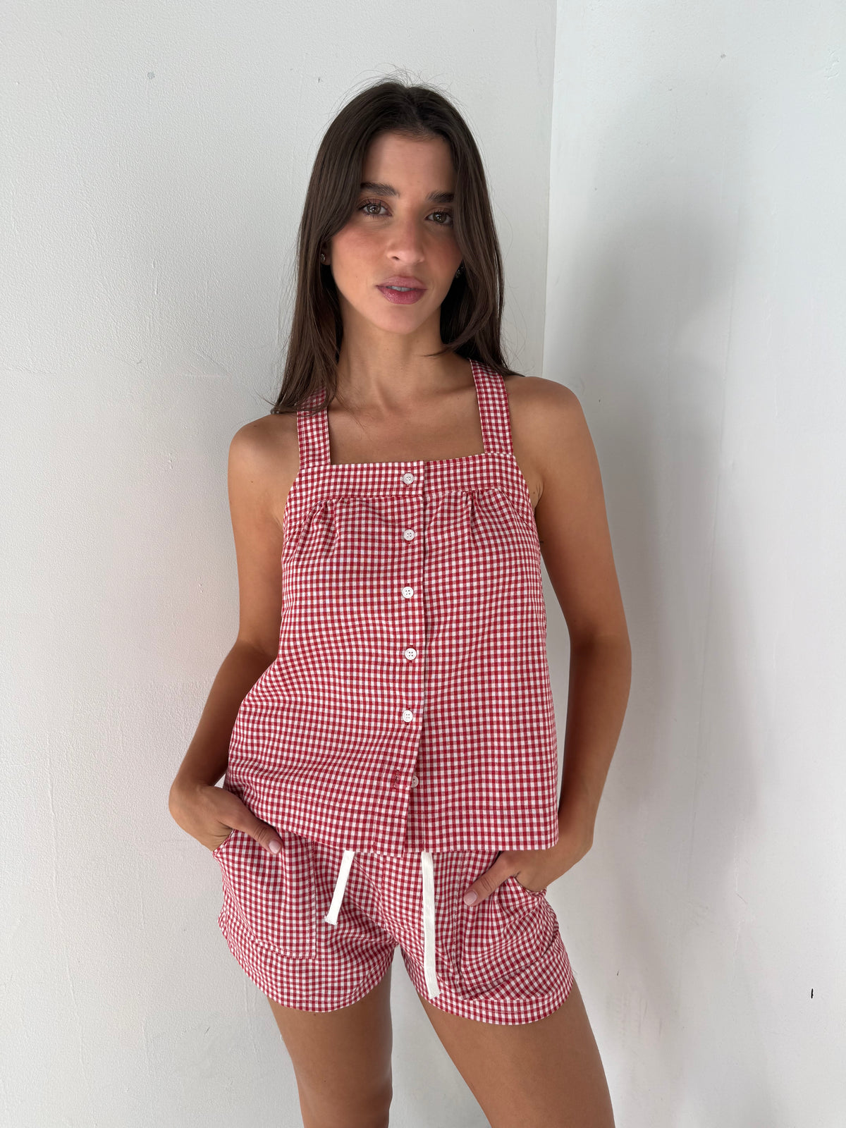 Myah Gingham Set