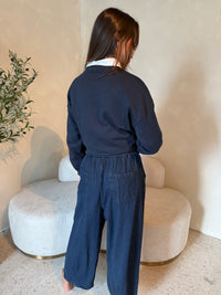 Front Pocket Denim Pant