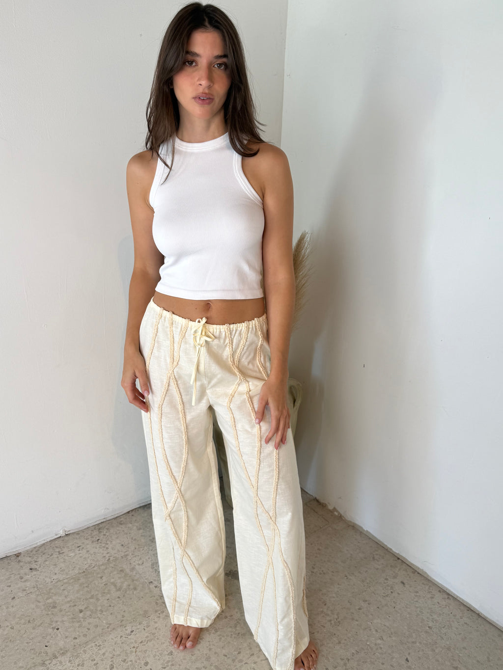 Ecru Pants