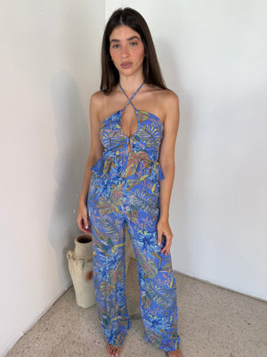 Blue Palm Set