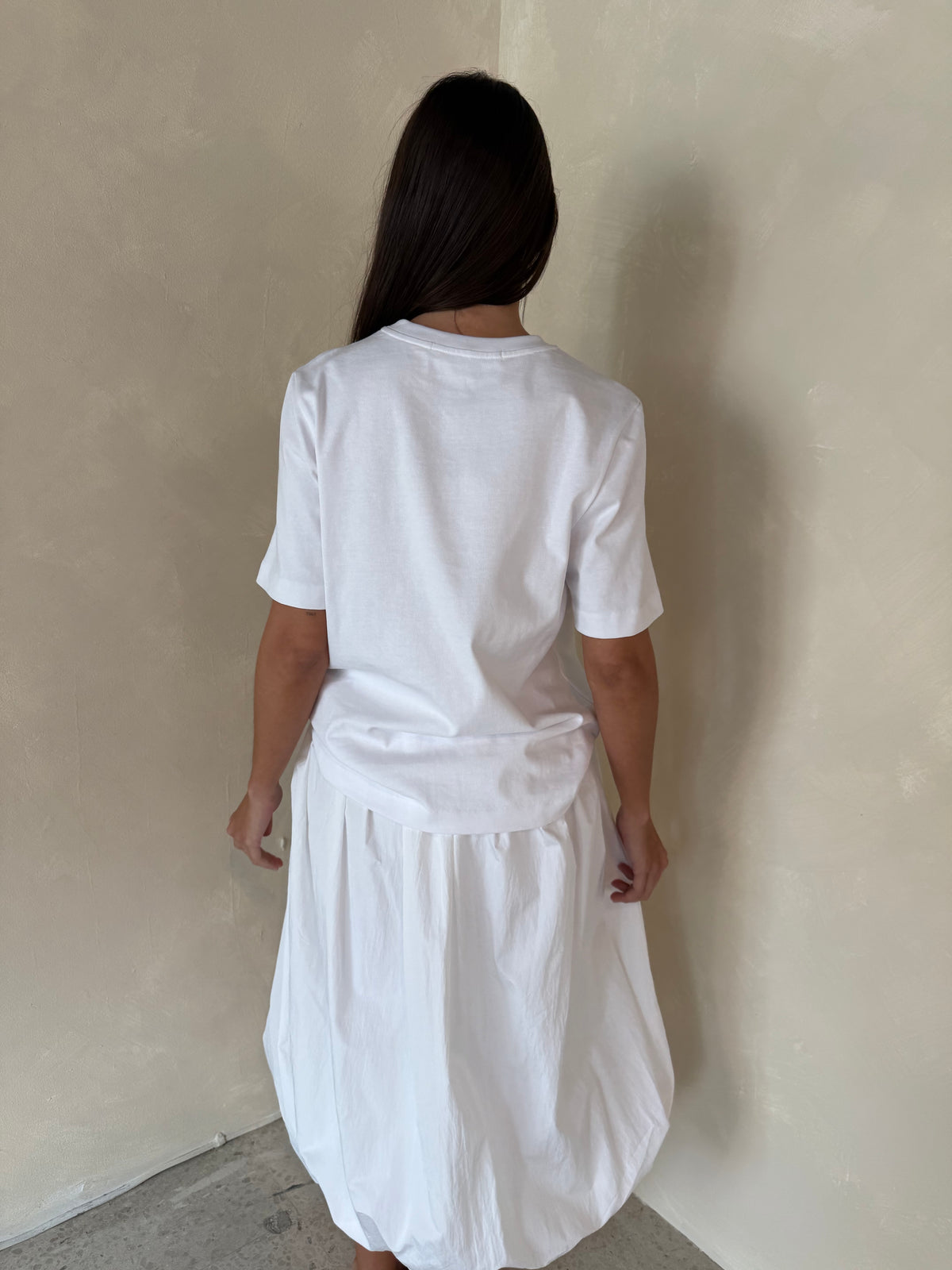 Balloon Midi Skirt