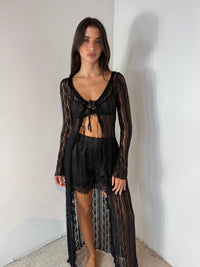 Floral Lace Long Top