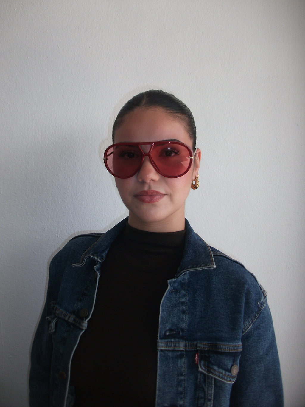 Round Aviator Sunglasses