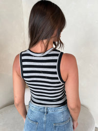 Stripe Ribbed Tank