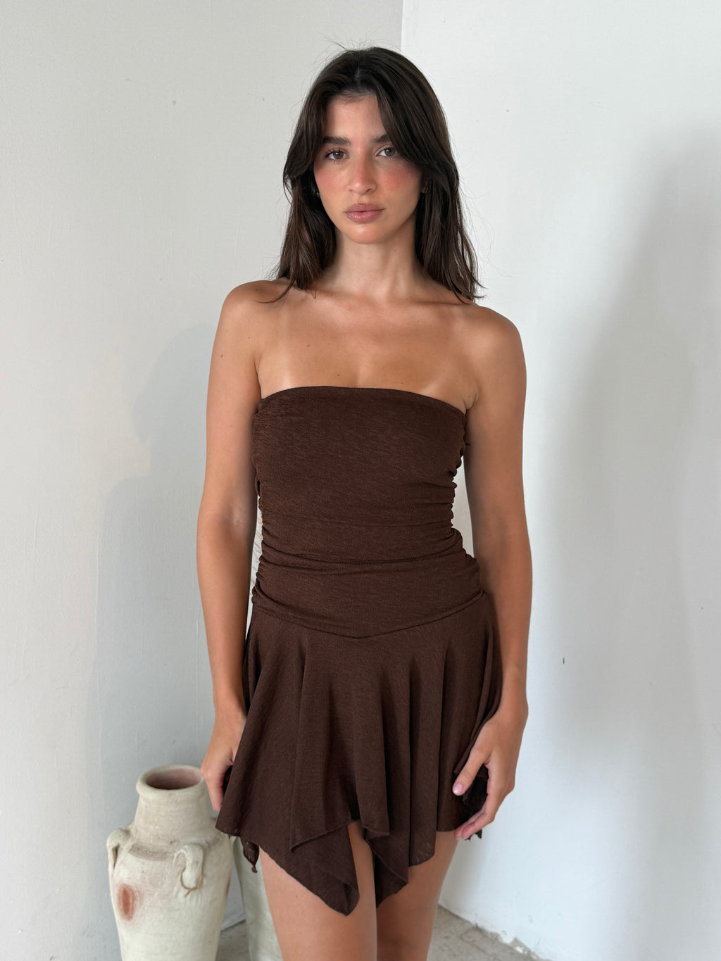 Choco Mini Tube Dress