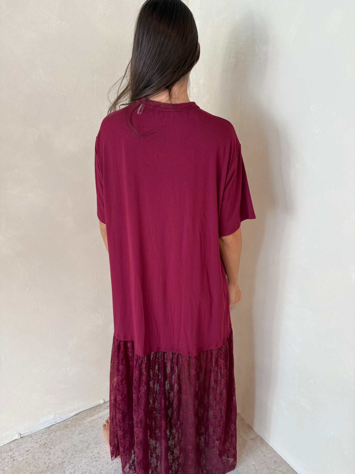 SS Lace Maxi Dress
