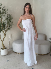 Linen Strappy Dress