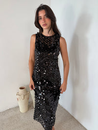 Sequin Midi Dress