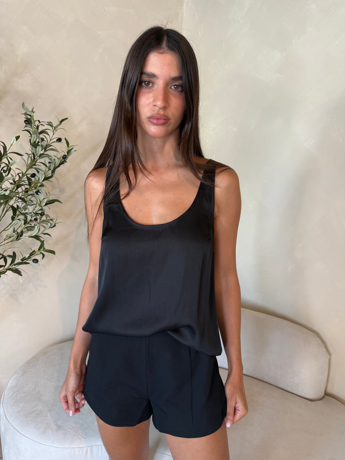 Satin Black Tank