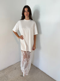 Tshirt Lace Dress