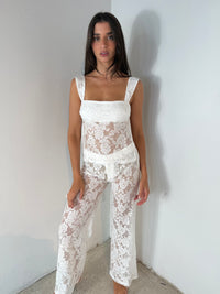 Lace Top & Pant Set