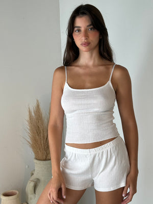 Pointelle Cami Top & Short Set