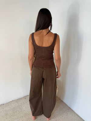 Wide Leg Barrel Jeans