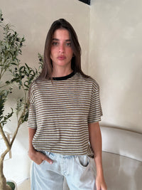 Pia Stripe Tee