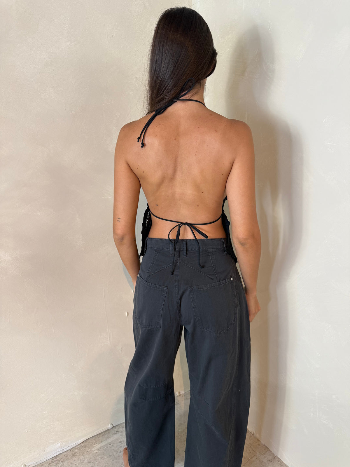 Vintage Navy Barrel Pants