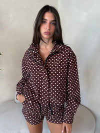 Polka Jacket & Short Set