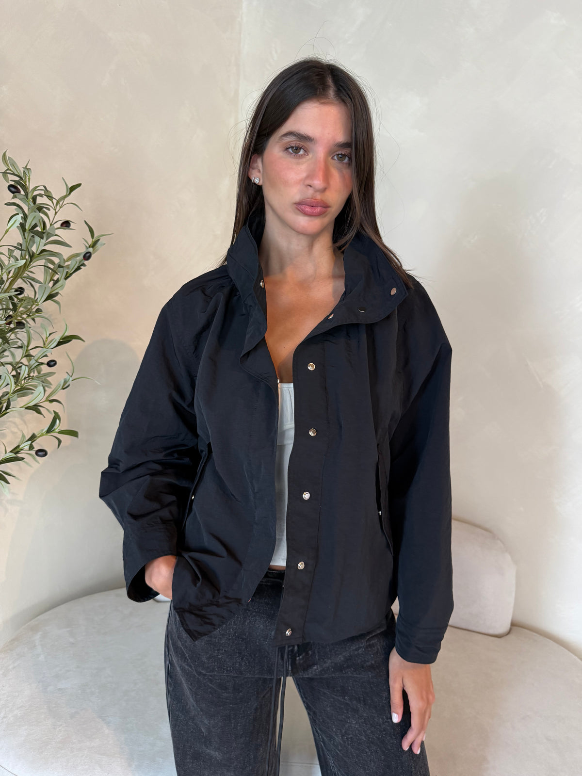 Nylon Wind Breaker Jacket