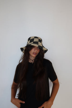 Checkered Bucket Hat