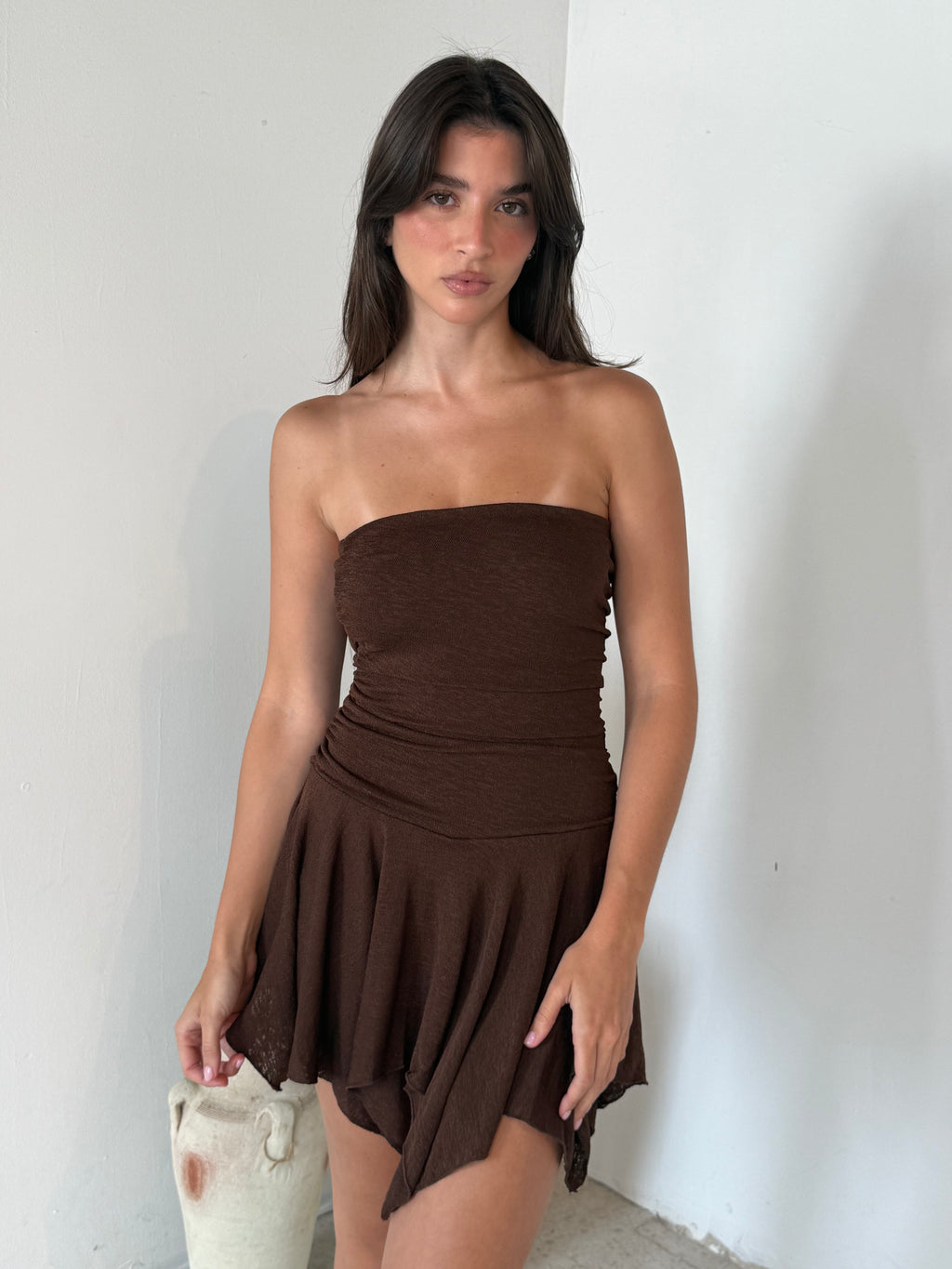 Choco Mini Tube Dress