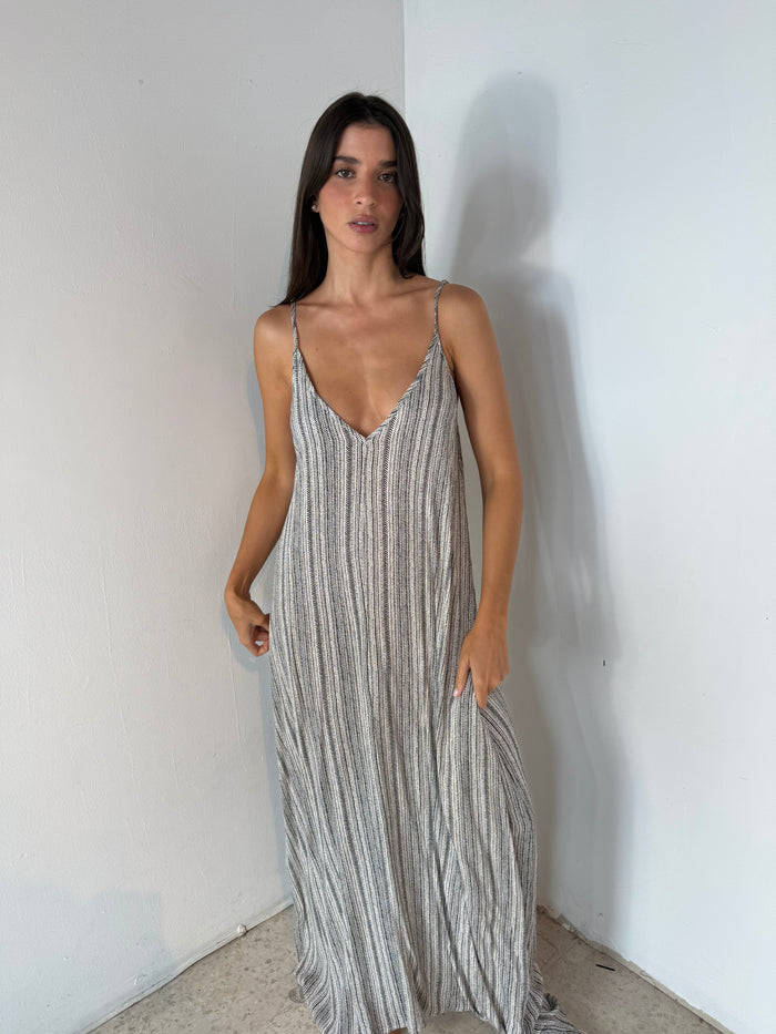 Paint Stroke Cocoon Dress