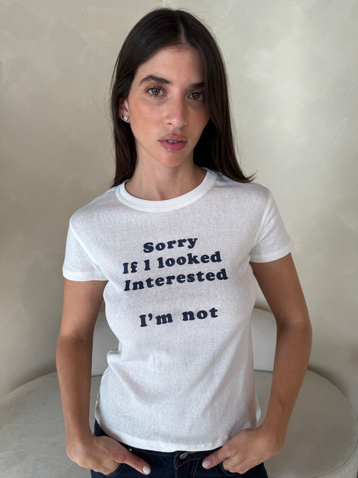 Interested SS Tee