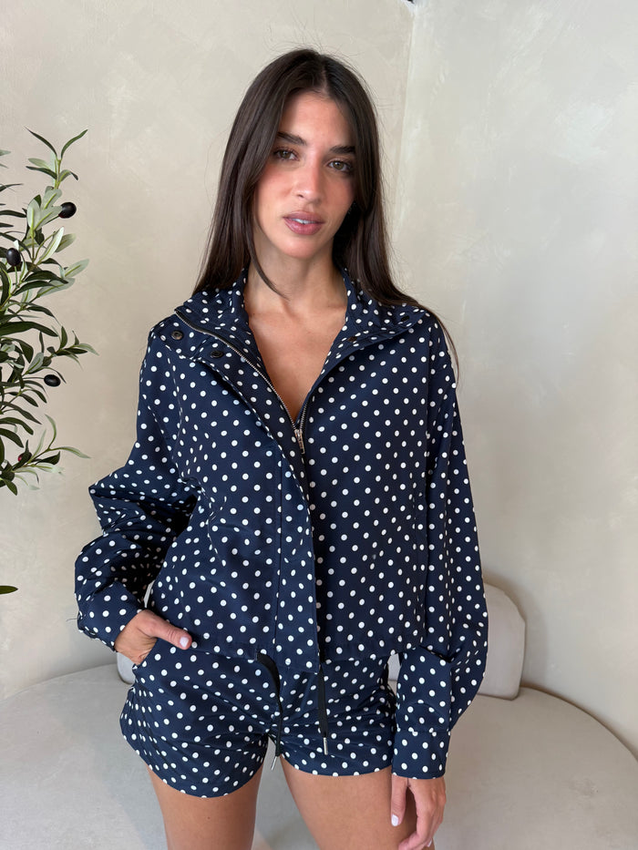 Polka Jacket & Short Set