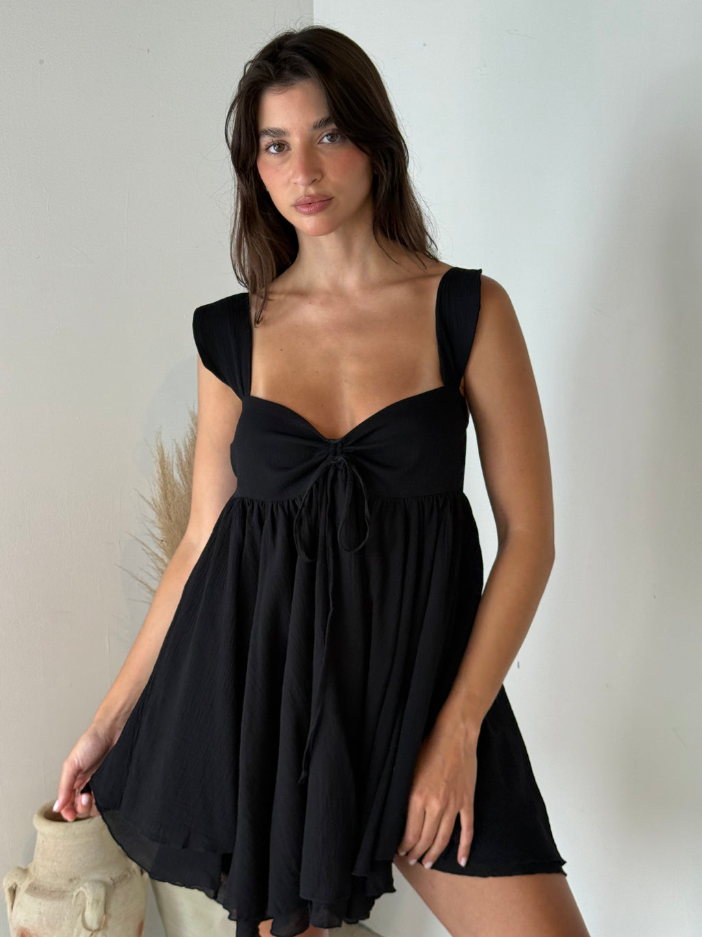 Black Mini Sun Dress