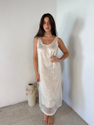 Sequins Midi Dress