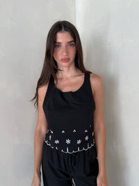 Black Embroidered Set