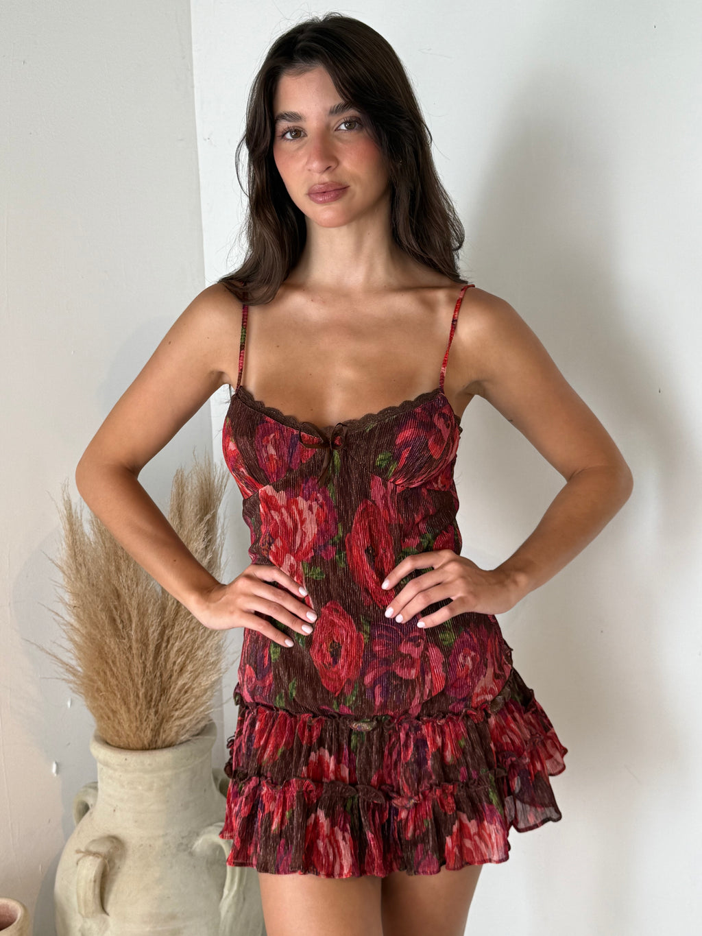 Nia Ruffle Floral Dress