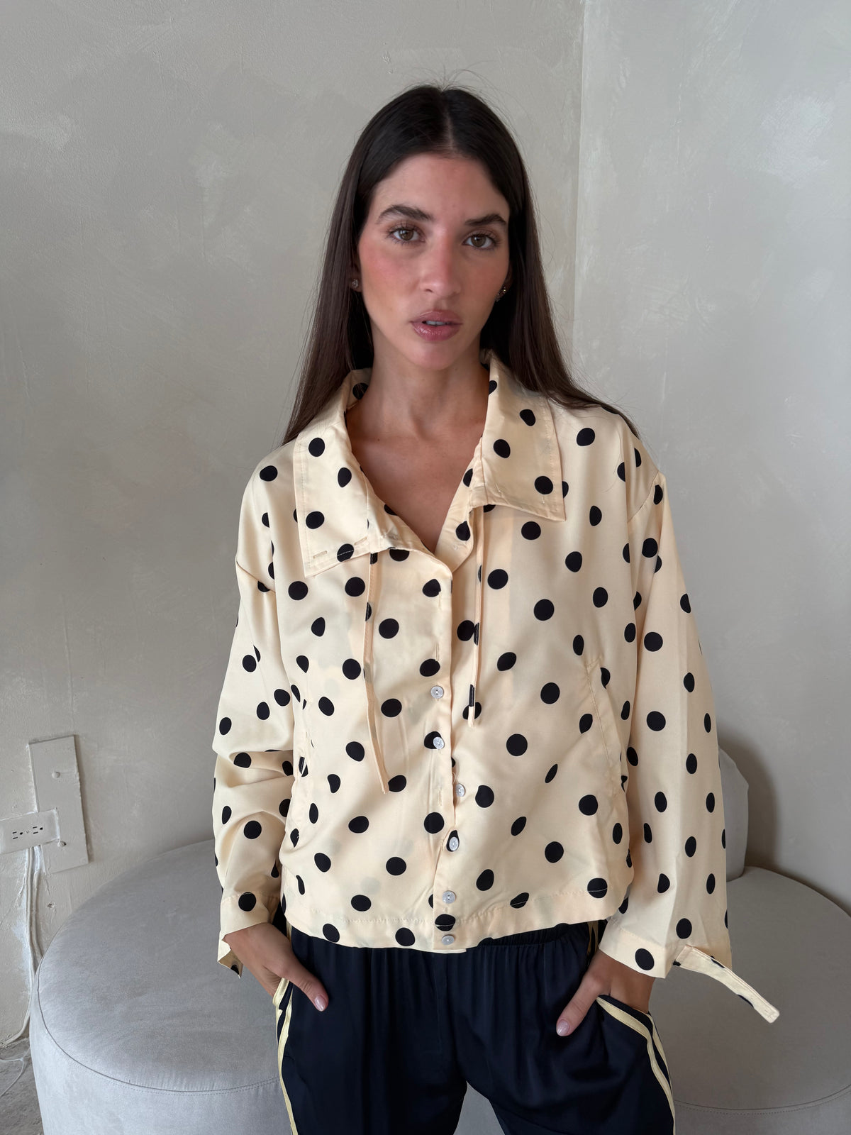 Yellow Polka Jacket