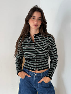Josephine Stripe Cardigan