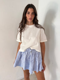 Stripe PaperBag Skirt