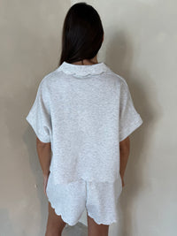 Lt Grey Scallop Set