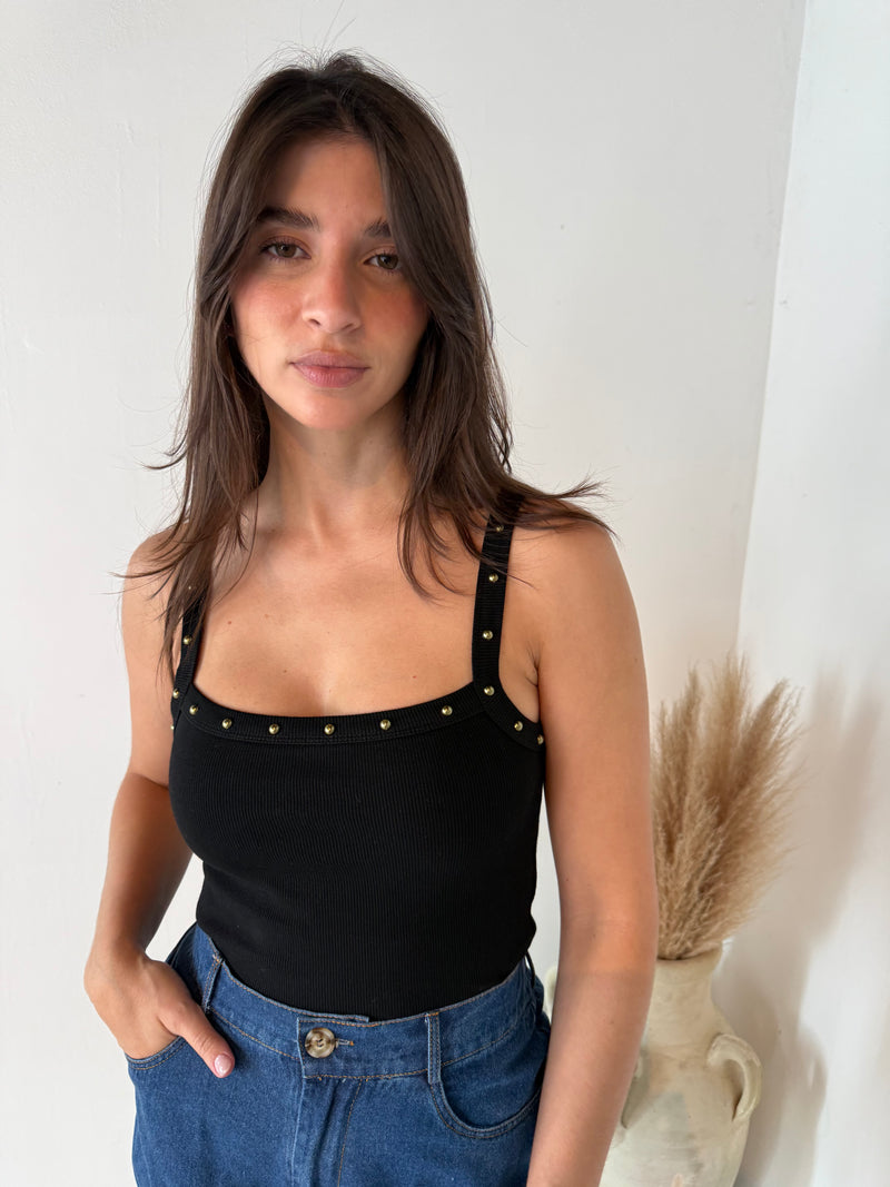 Studded Crop Top