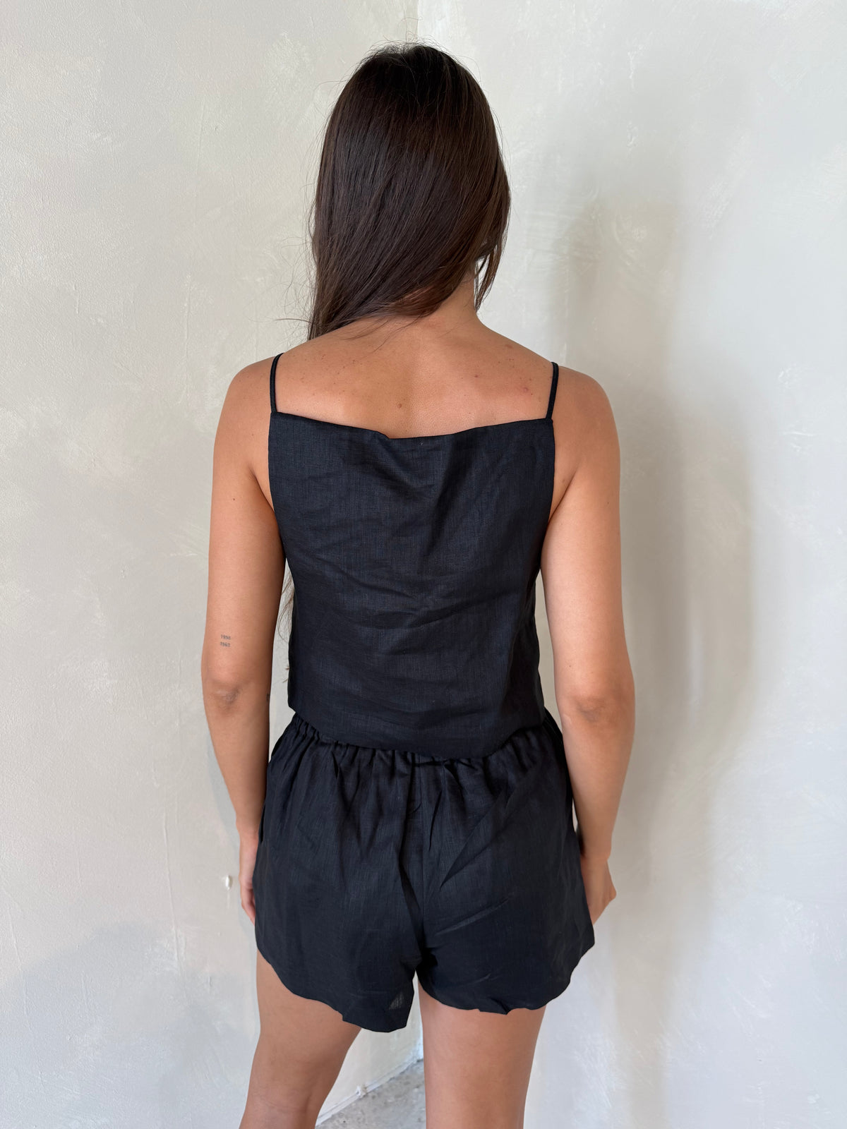 Black Linen Set