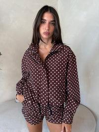 Polka Jacket & Short Set