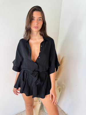Black Everyday Romper