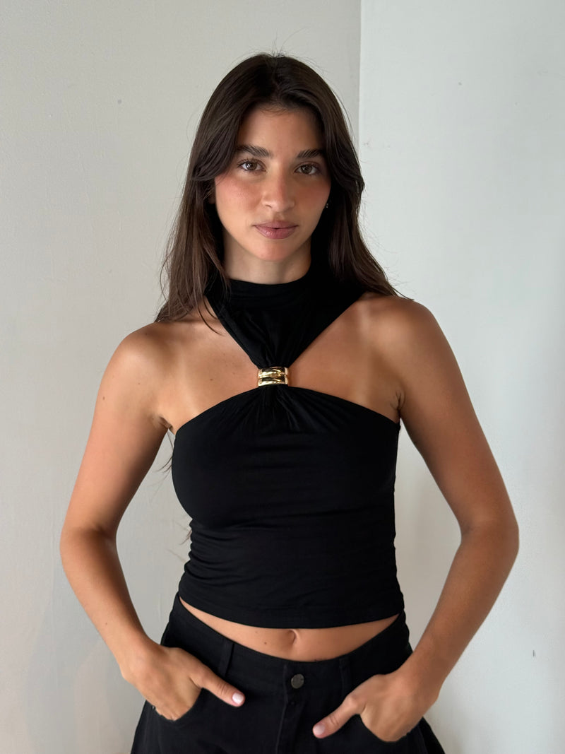 Turtleneck Ring Top