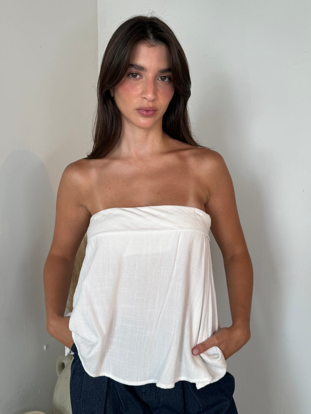 Linen Tube Top