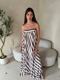 Striped Tunic Maxi Dress