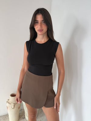 High Neck Sleeveless Bodysuit