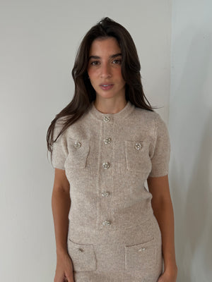 Sweater Top & Skirt Set