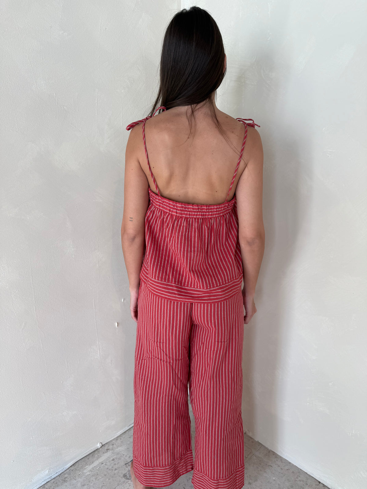 Stripe Top & Pant Set