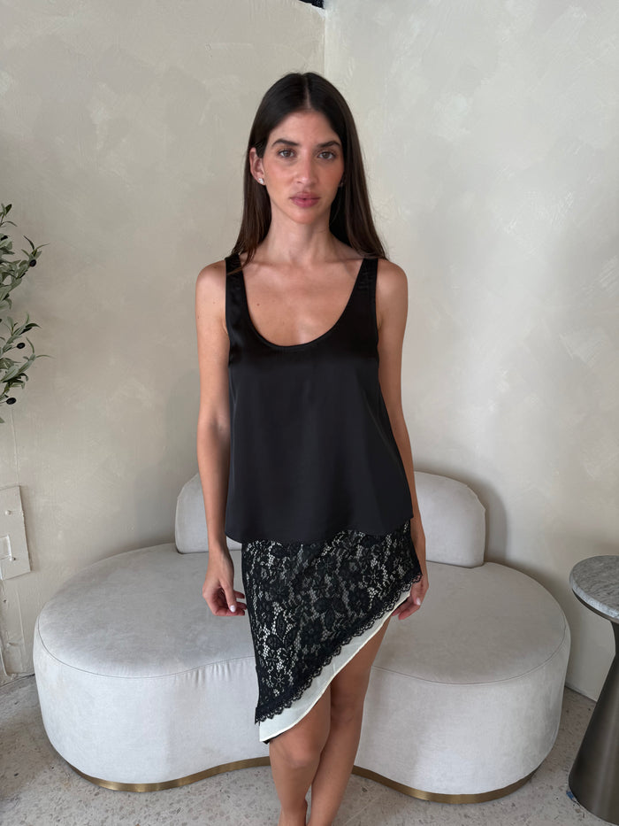 Black Lace Skirt