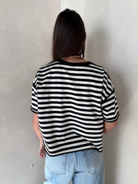 SS Stripe Tee