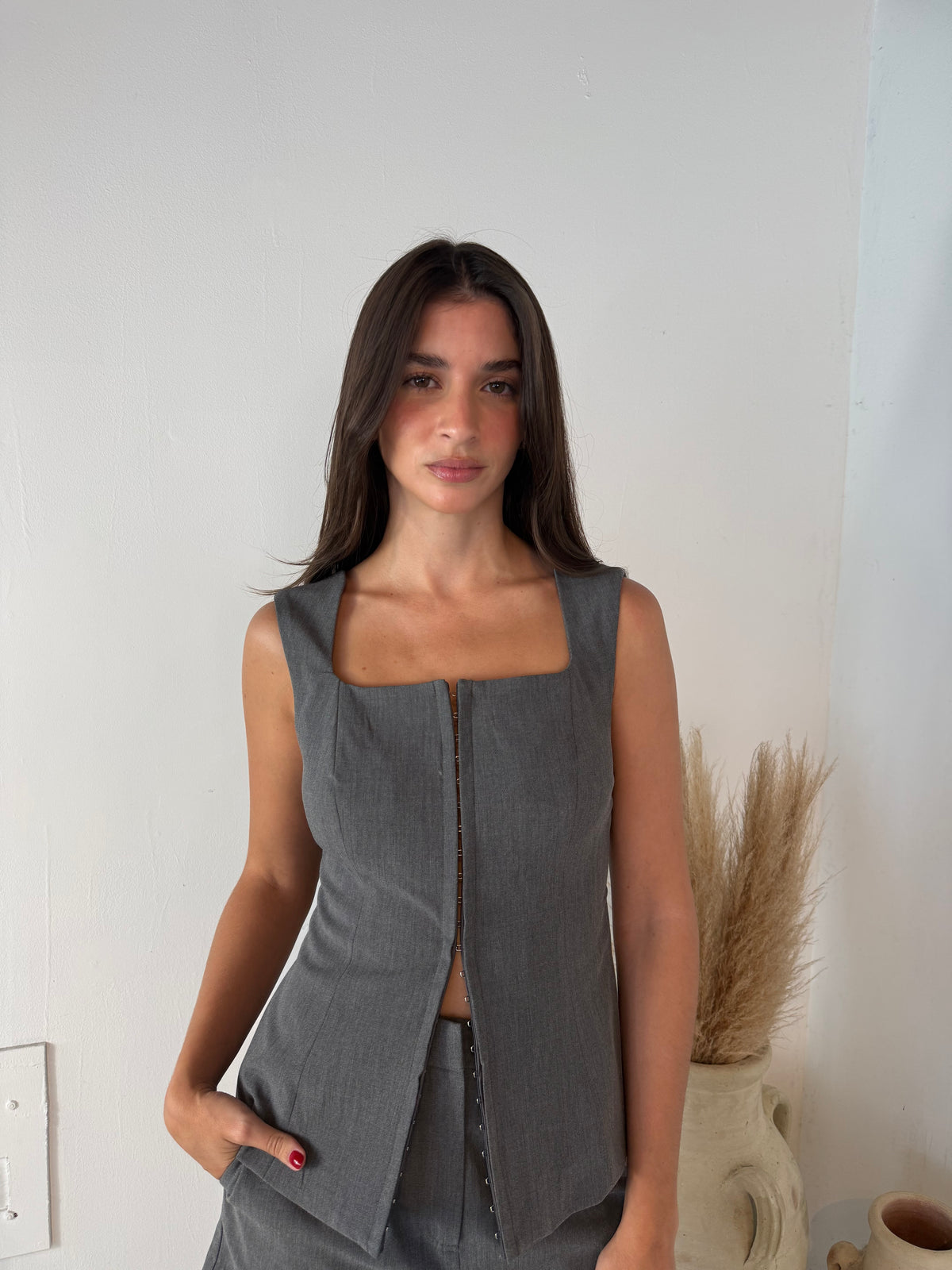 Square Neck Top & Short Set